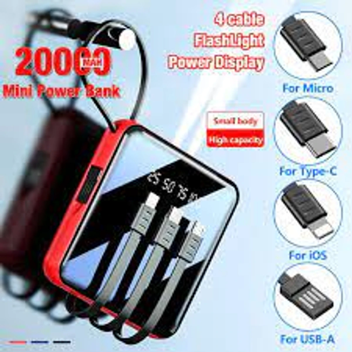 20000mAh Mini Power Bank