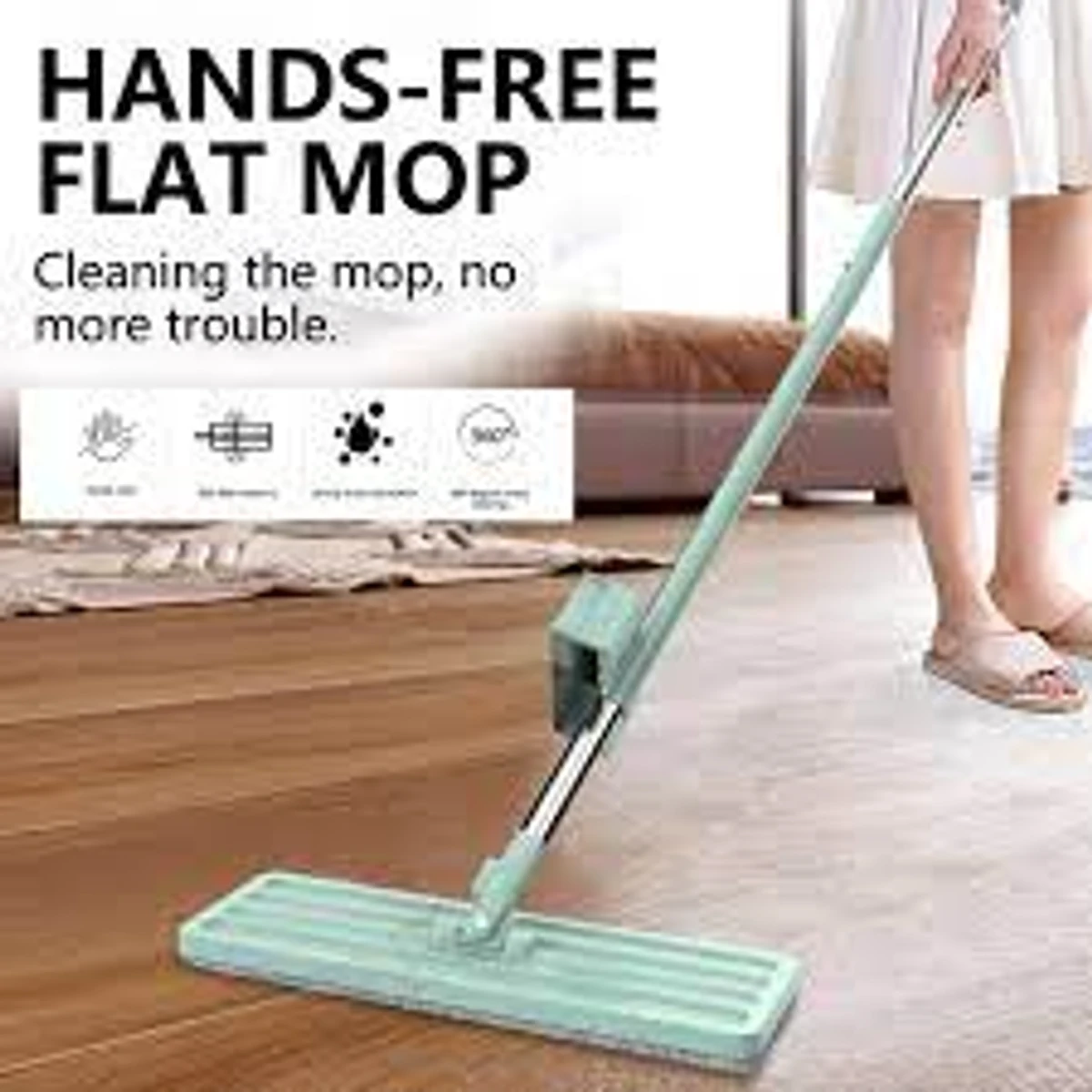 360 rotating flat mop