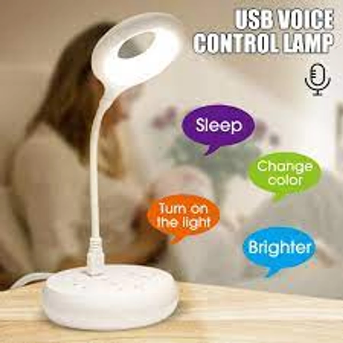 Smart voice control light