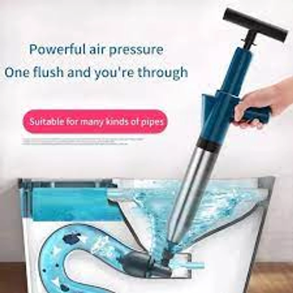 High Pressure Toilet Clog Remover