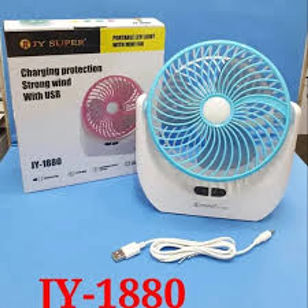 JY Super 1880 Rechargeable Fan