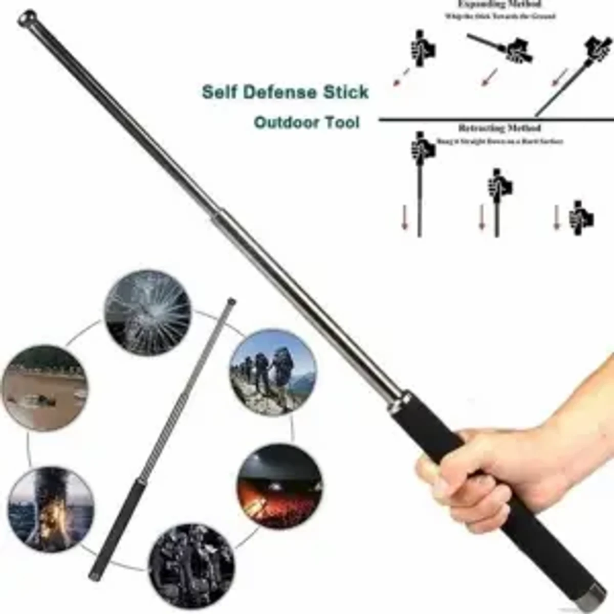 Self Defense Extendable Stick