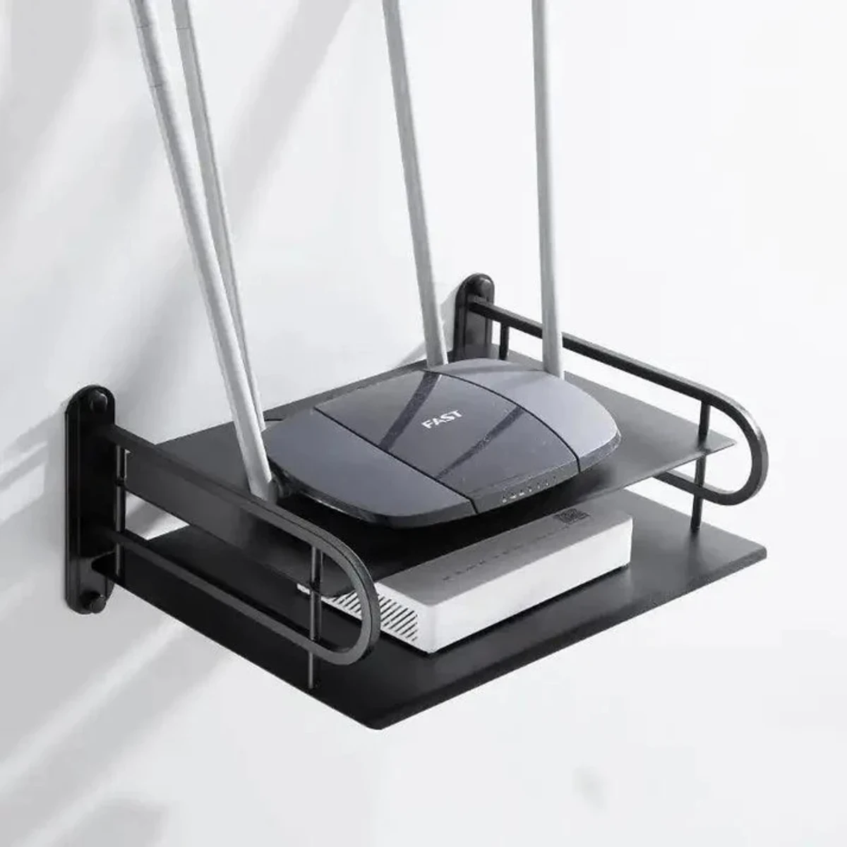 Wall mounted router stand
