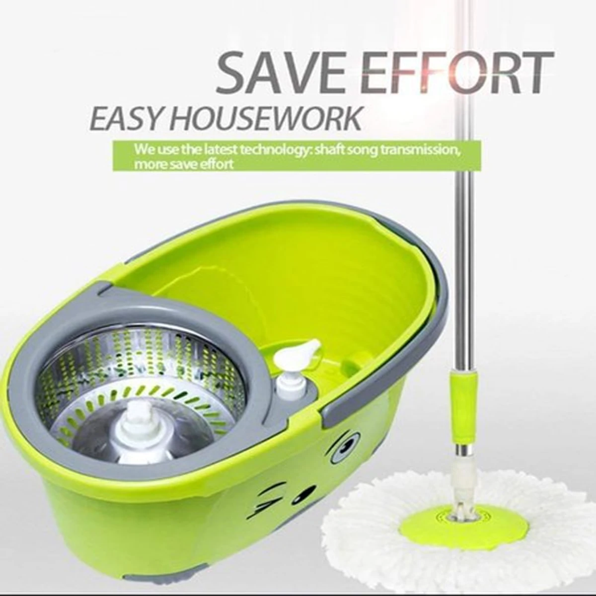 Microfiber 360 Degree Regular Rotary/Spin Mop Floor Cleaning Mop