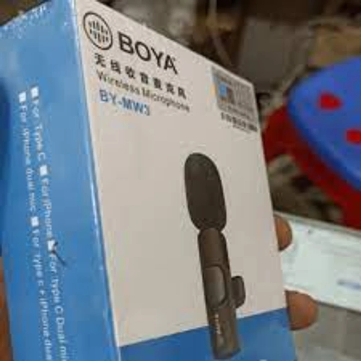 Boya noise canceling microphone