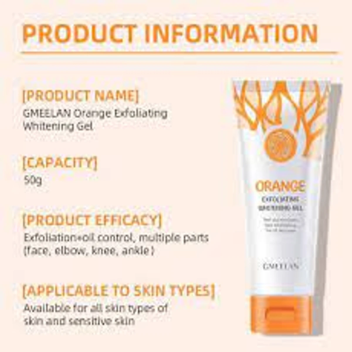 Orange Whitening Facewash(ফেইসওয়াশ)