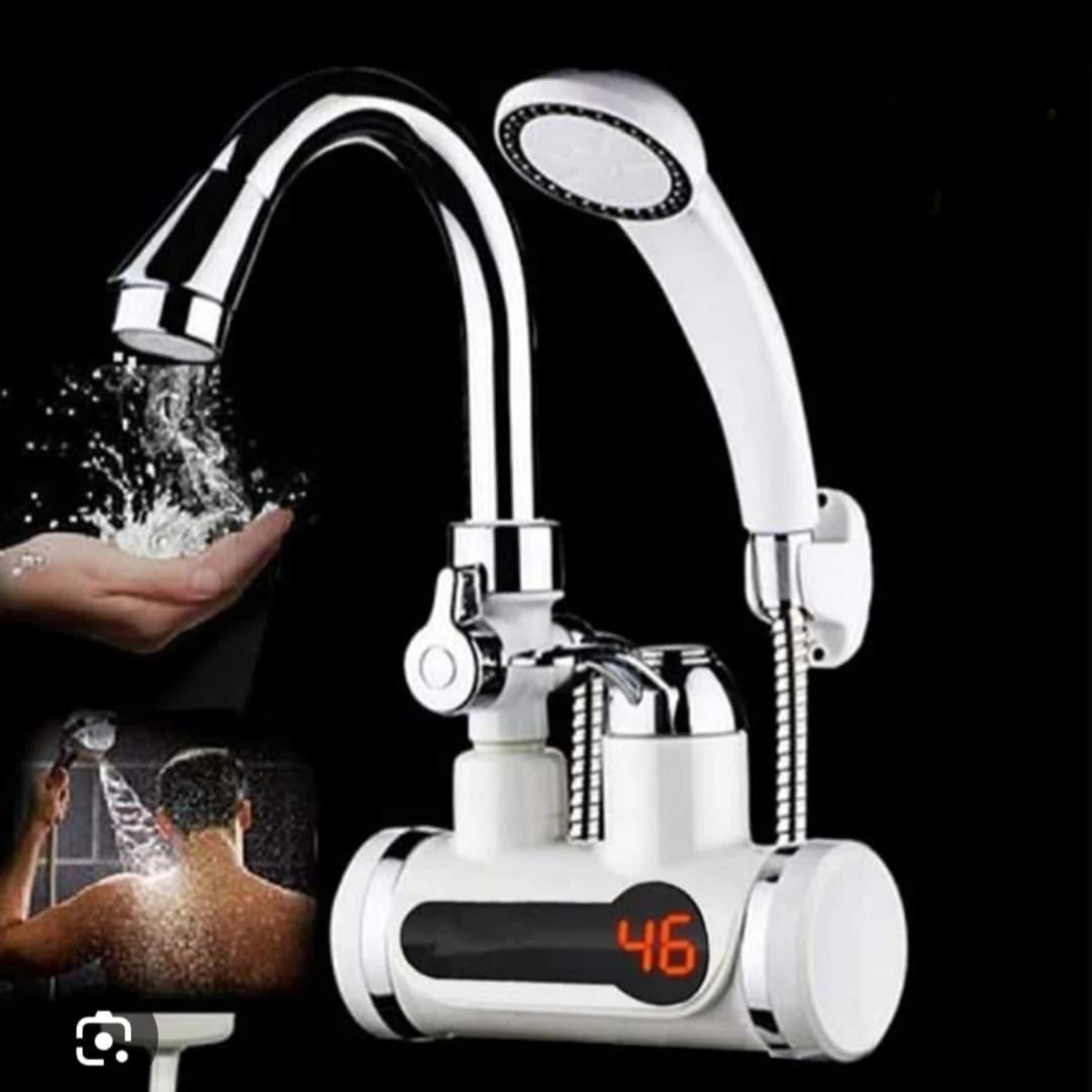 INSTANT ELECTRIC WATER HEATING TAP with  HAND SHOWER