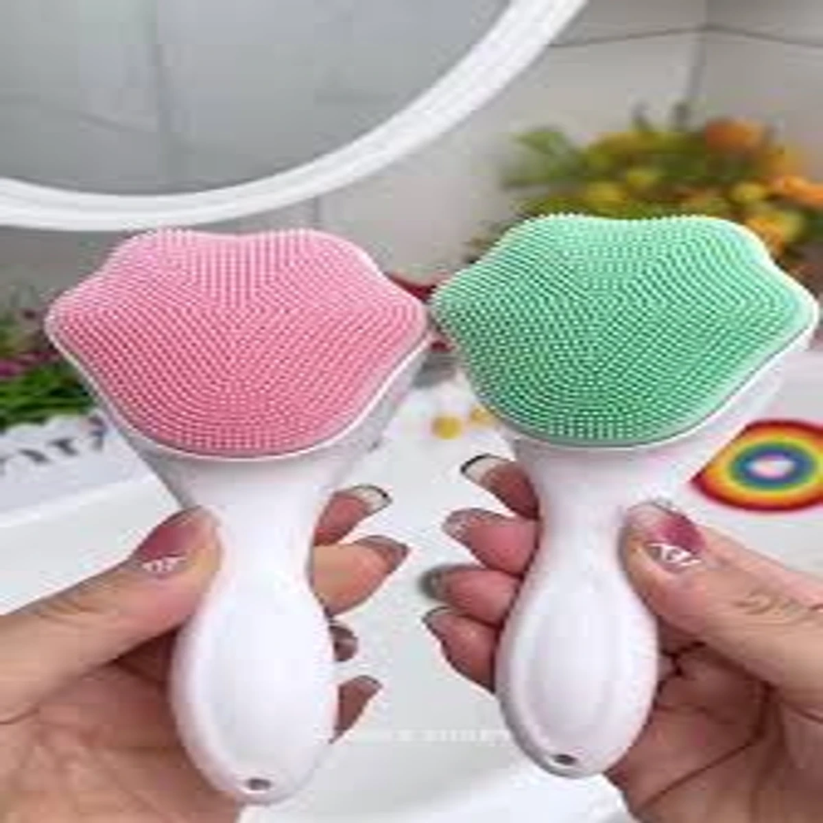 Silicone Face Scrubber Exfoliating Brush