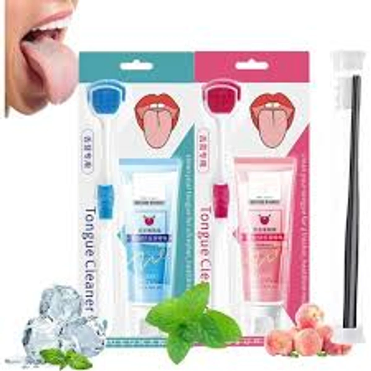 Tongue Cleaning Gel with Brush