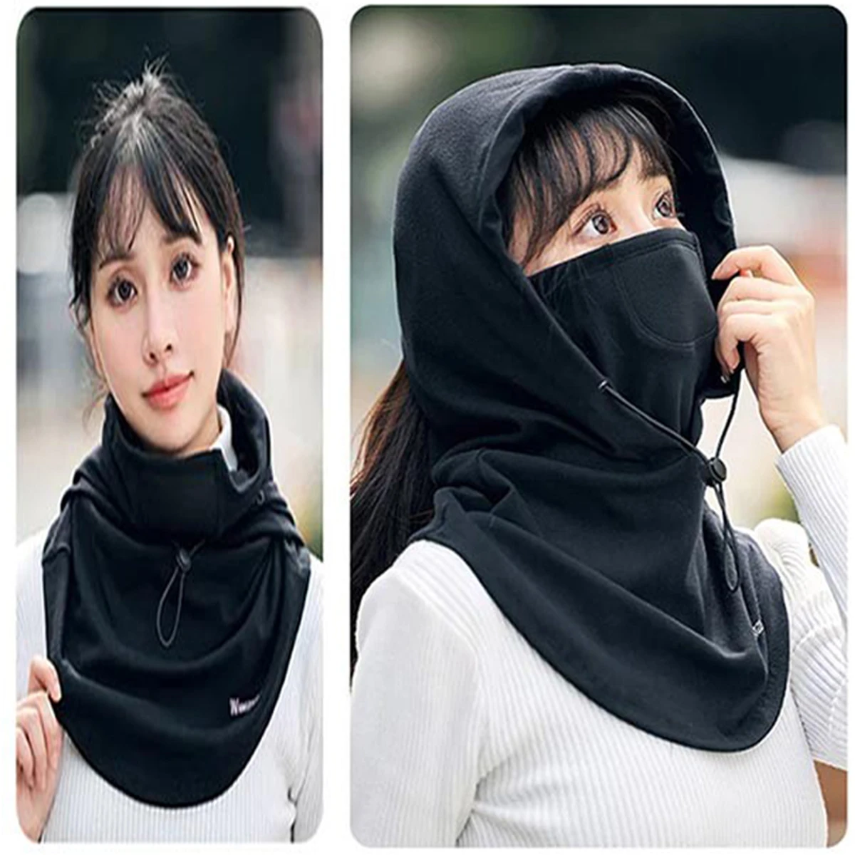 Windproof Full Face Mask (Black)