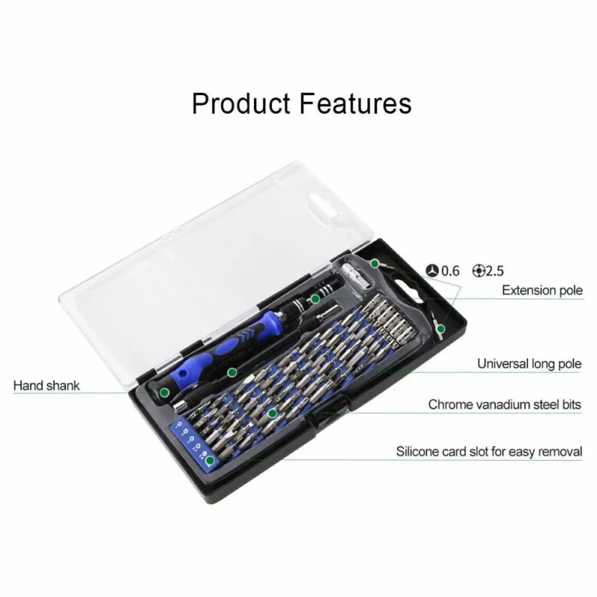 58Pcs Screwdriver Tool Kit Set Mobile Phone Computer Laptop