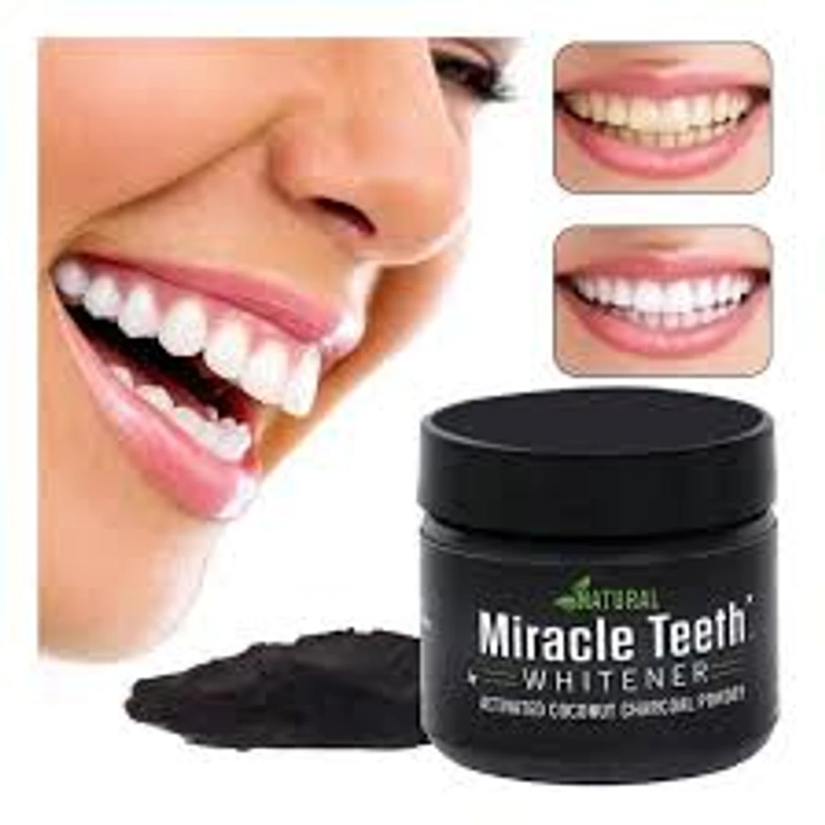 Miracle teeth whitener