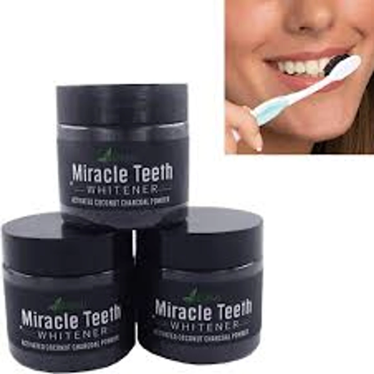 Miracle teeth whitener