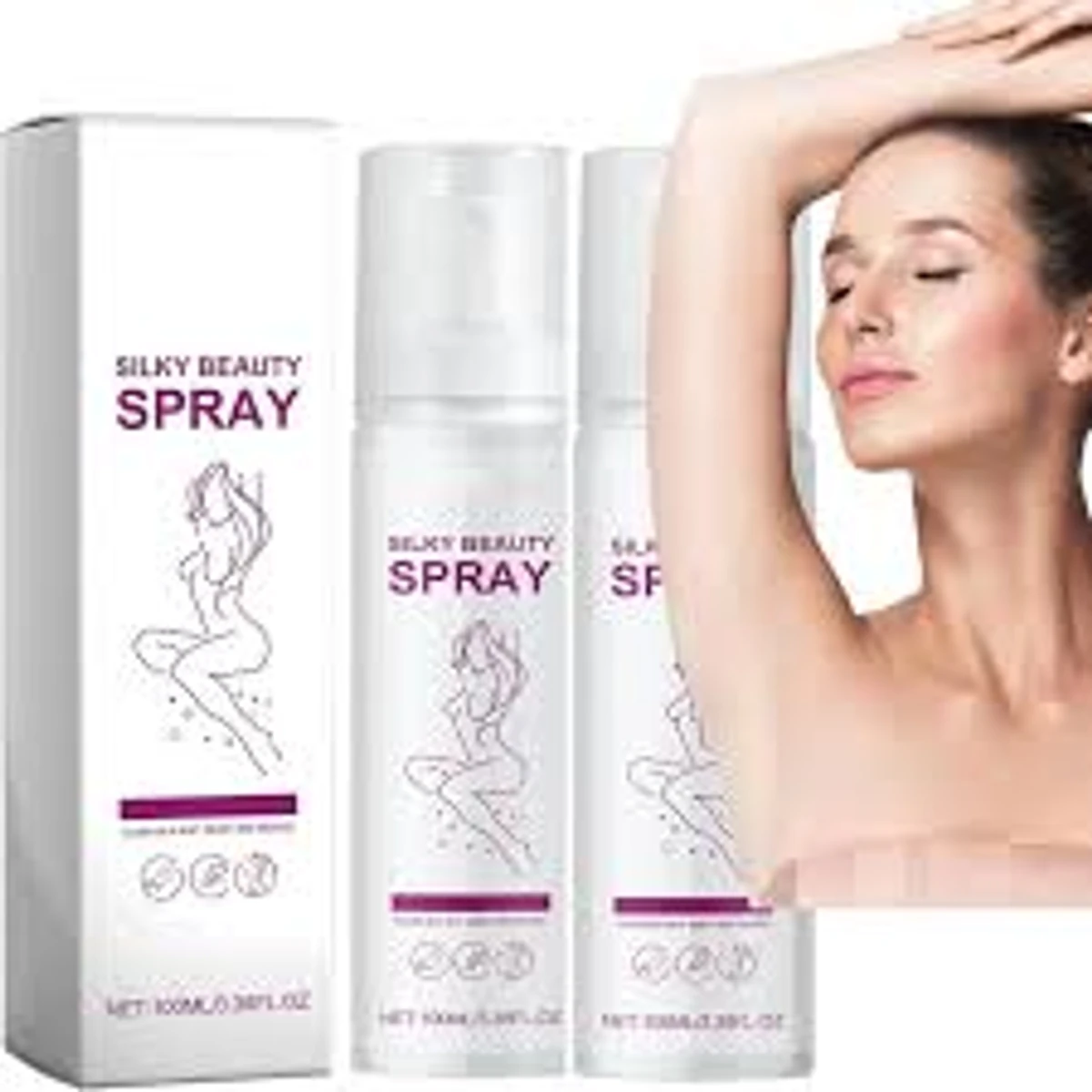 Hair Removal silky beauty Spray for Men and Women Skin Care