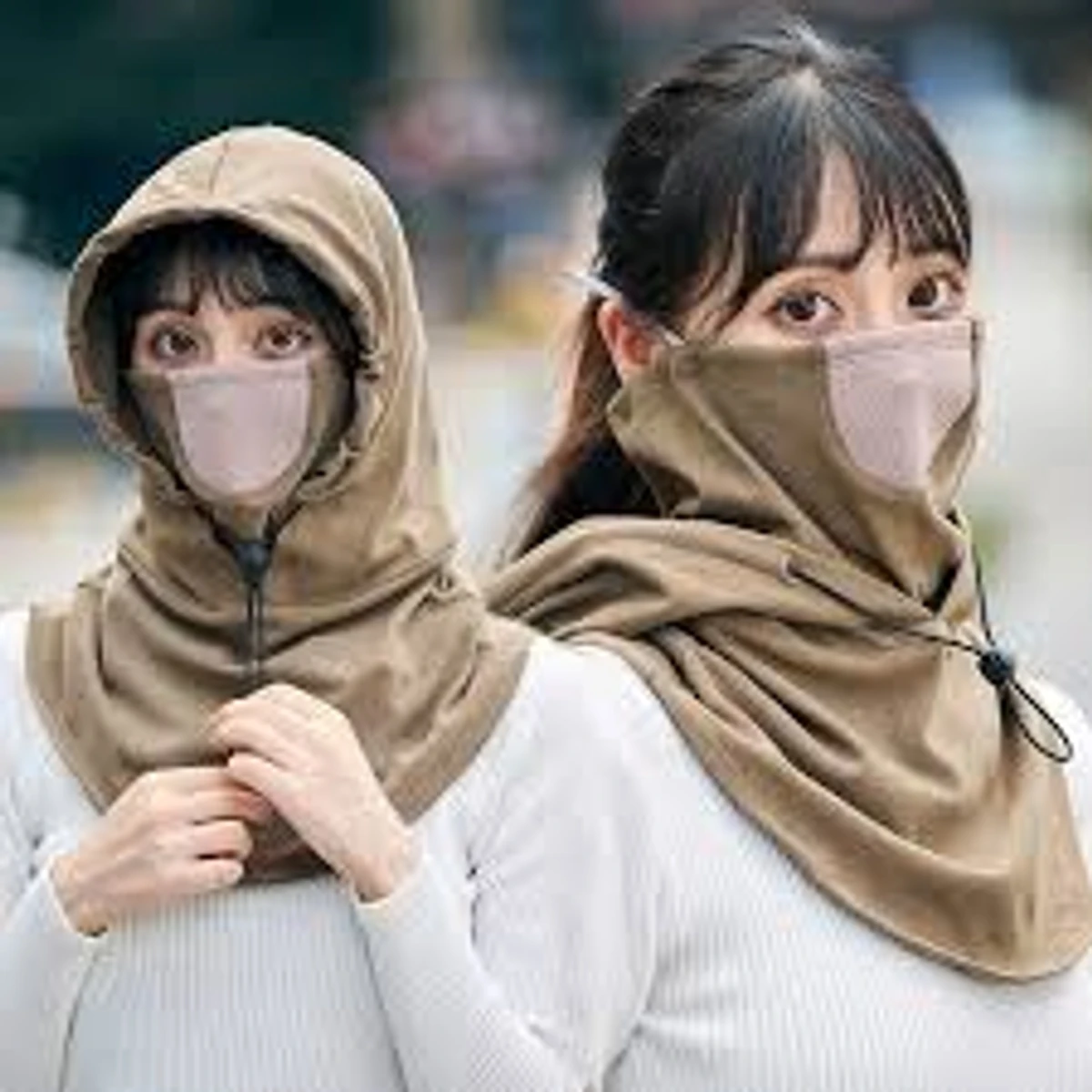 Windproof Full Face Mask (Khaki)